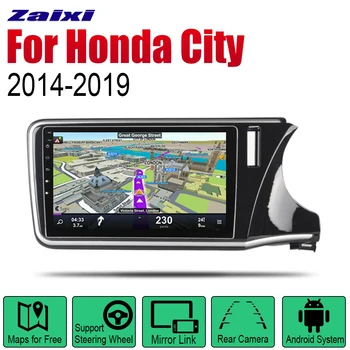 

Auto Radio 2 Din Android Car Player For Honda City 2014~2019 GPS Navigation BT Wifi Map Multimedia system Stereo RHD
