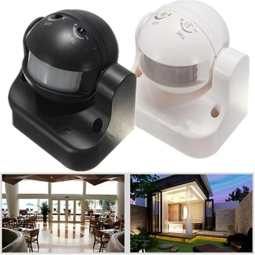 

PIR Motion Movement Sensor Light Switch 110-240V Multiple venue usesWaterproof Inductive Time Adjustable Switch Long Distance