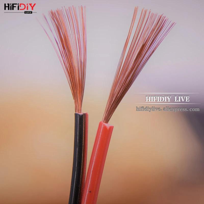 Hifidiy Live Speakers Altifalante Wire Cable, Audio Line Cable, DIY HiFi Fancier, OFC Pure Oxygen-Free Copper, 0.75mm 1.0mm 1.5mm Núcleo