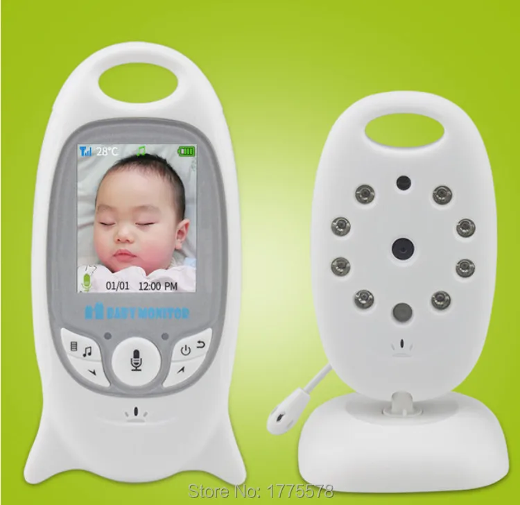 

Security Camera 2.4G wireless Video 2.0 inch Color Baby Monitor 2 Way Talk IRTemperature monitor with 8 Lullaby NightVision
