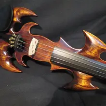 Новая модель crazy-1 SONG art streamline 4/4 электрическая скрипка, твердая древесина#9587