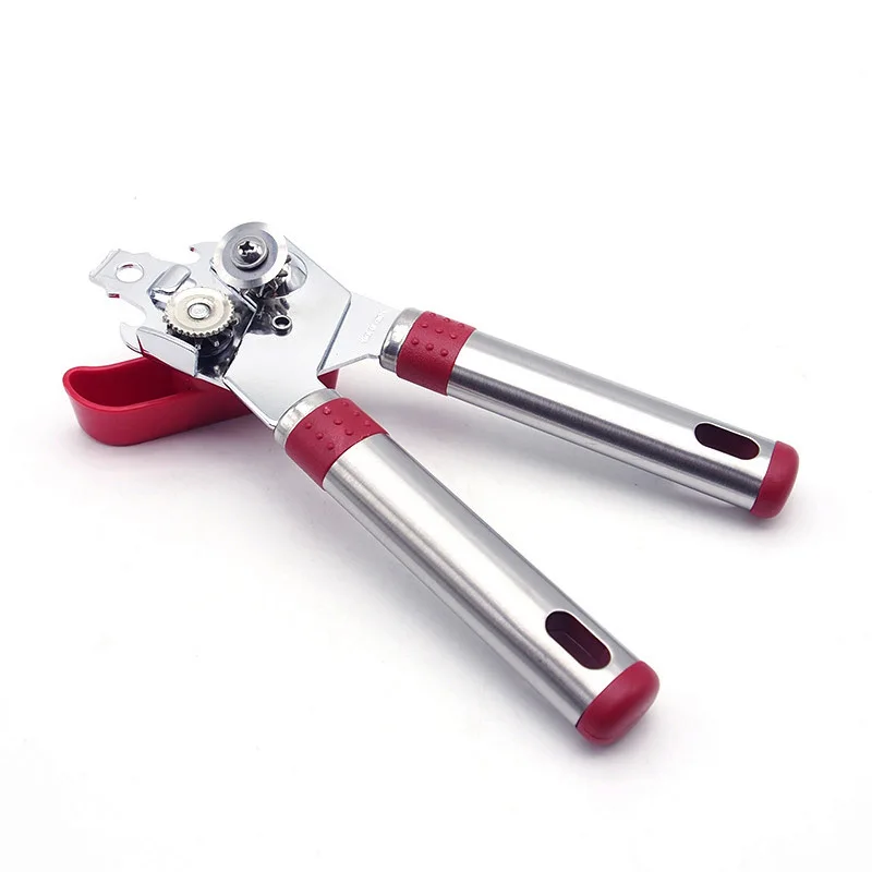 Stainless Steel Can Opener Cans Red beer Durable Bottle Popular Manual