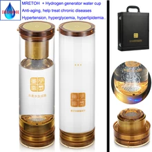High H2 content Hydrogen Generator and Molecular Resonance Effect Technology MRET OH Two-in-one Hydrogen Rich water bottle/cup one set oh 806 3w hydrogen water purifier with one more pp filter