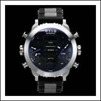 Мужские s Top новые 6,11 брендовые квадратные нержавеющей стали светодиодный спортивные часы мужские 30 м водостойкие цифровые наручные часы