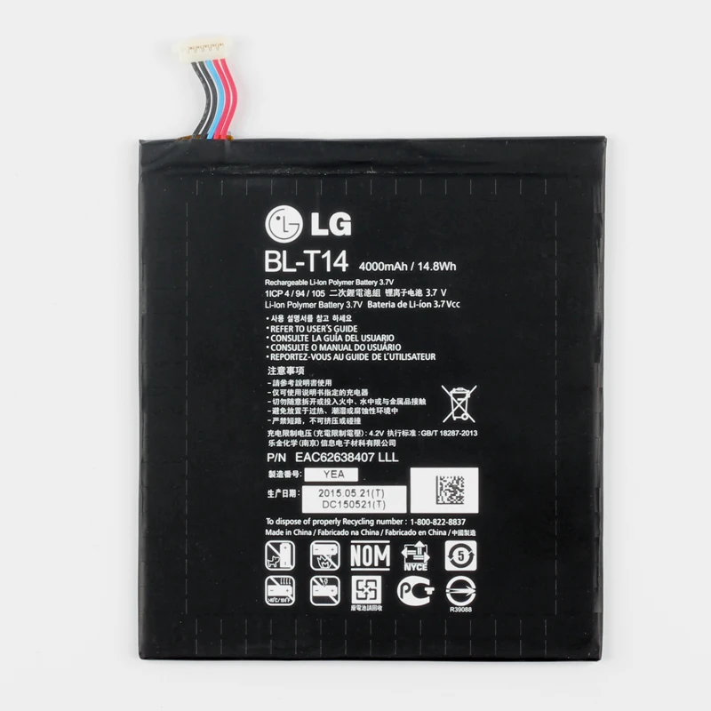 Оригинальная фотобатарея для LG GPAD G PAD F V480 V495 V496 V490 4200 мАч|Аккумуляторы мобильных