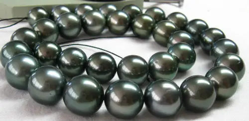 

FREE SHIPPING HOT sell new Style >>>> 18"11-12MM NATURAL TAHITIAN BLACKPEARL NECKLACE