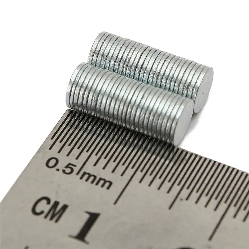 

200pcs 5mm x 0.8mm Small Neodymium Disk Magnets N35 Circular Powerful Permanent magnet Operating temperature Less than 80 Degree