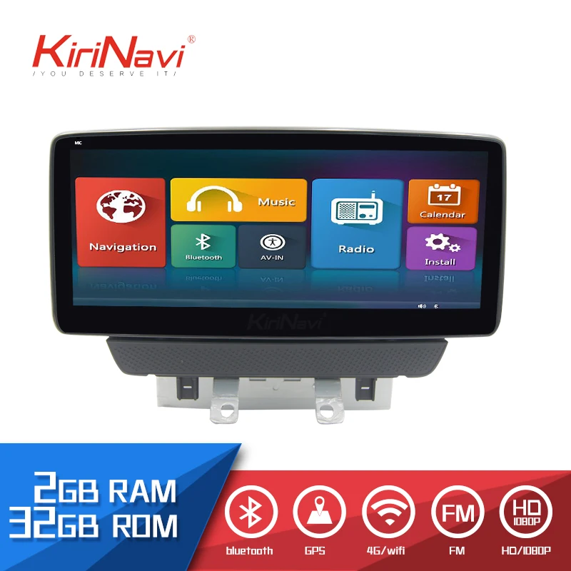 

KiriNavi Car Radio Android DVD 10.25" Touch Display For Mazda CX-3 2018 Auto Audio GPS Automobile Multimedia Navigation System