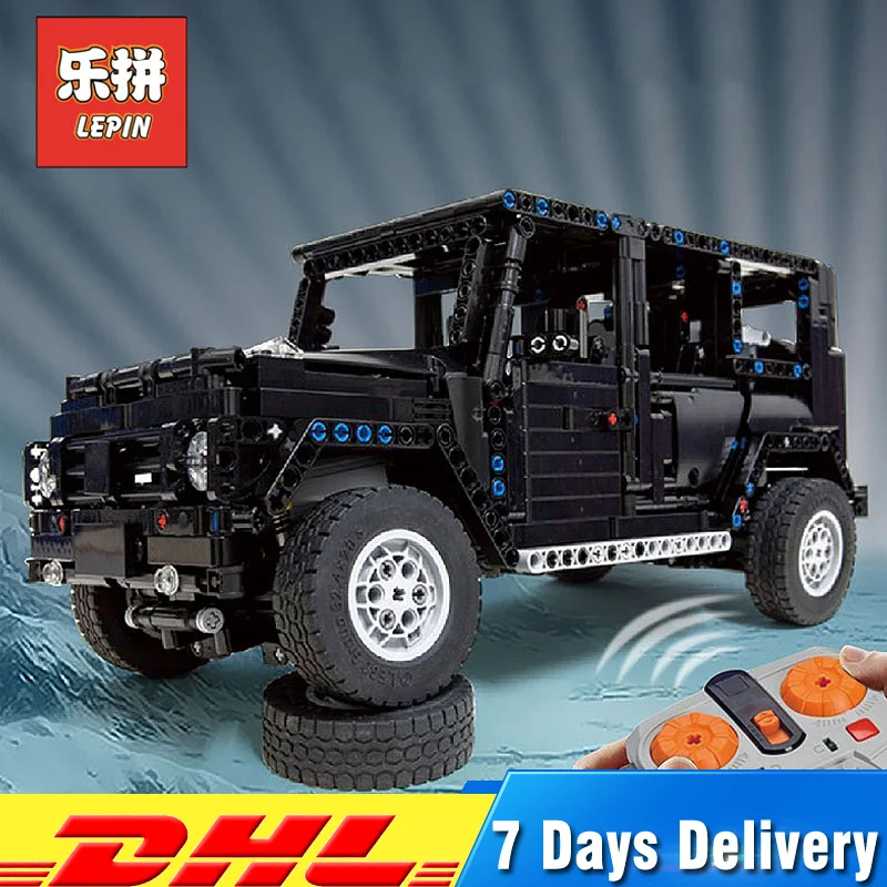 

Lepin Technic 20100 Legoing MOC 2425 G500 AWD Wagon RC Motors SUV Model off Road Vehicle Building Blocks Trucks Bricks DIY Toys
