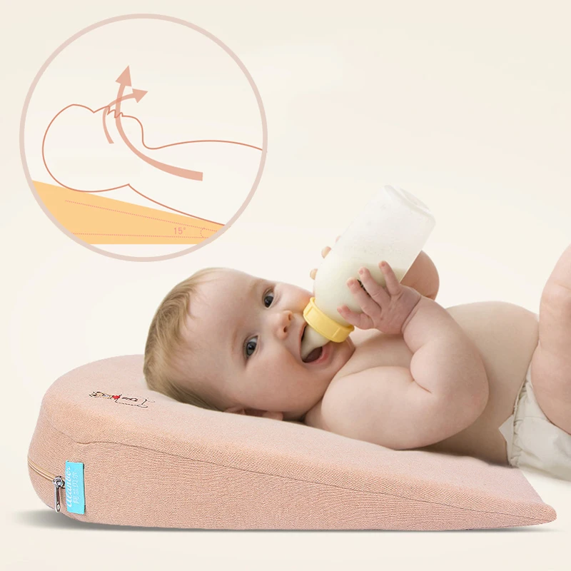 

Baby Nursing Pillow Breastfeeding Anti-Spit Milk Cushion Pad Newborn Anti-choke Mattresses Pillow Rebound Memory Foam Cushion