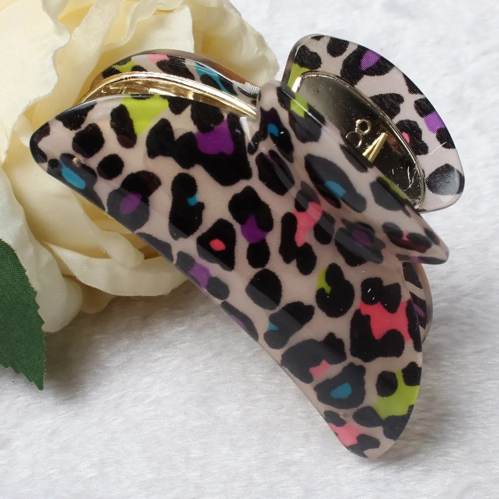 

9cm Big Hair Claw Shiny Acrylic Hair Clip Plastic Crab Hairpin For Women Hair Accessories Ornaments