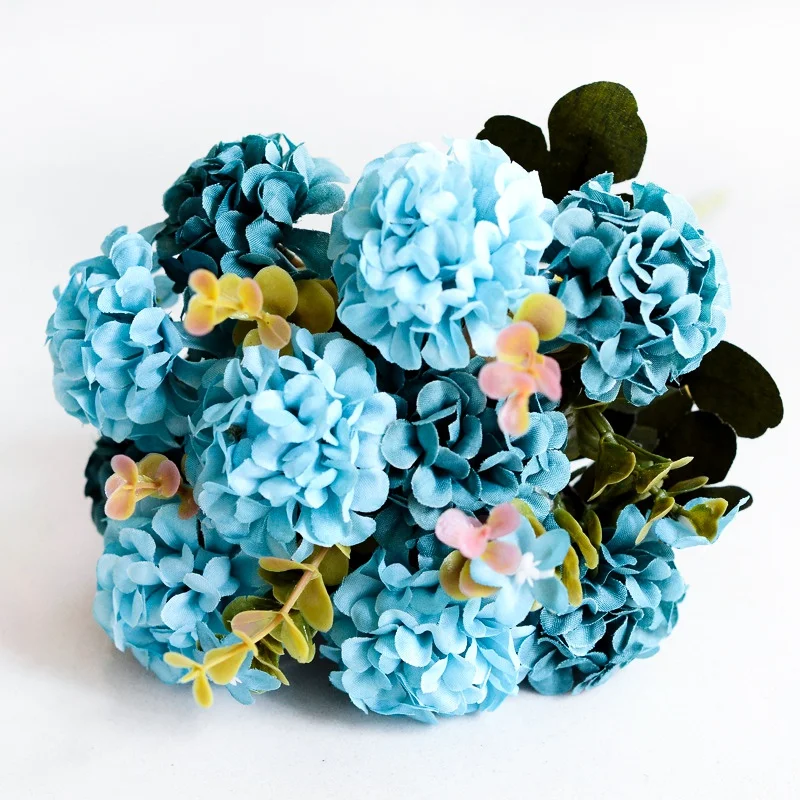 

Hot Mother's Day 5 Branches 10 Heads Artificial Flowers Fake Flowers Chrysanthemum Balls Bouquet for Home Garden