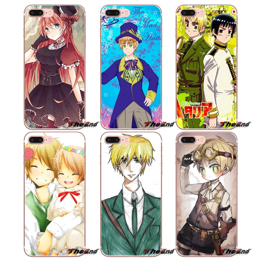 Soft Transparent Shell Cases England Anime For Samsung Galaxy S2 S3 S4 S5 MINI S6 S7 edge S8 S9 Plus Note 2 3 4 5 8 Coque Fundas | Мобильные