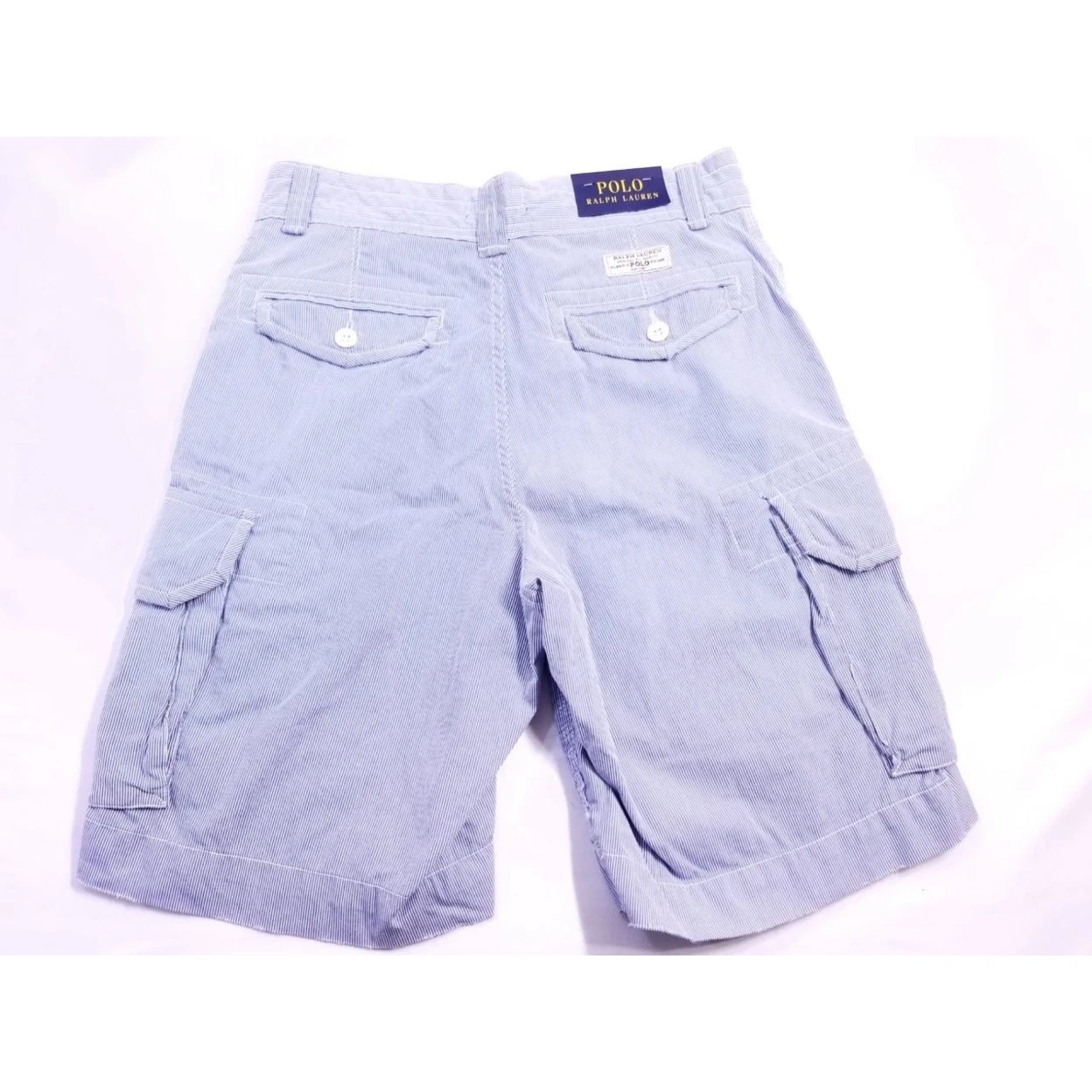 POLO RALPH LAUREN CARGO SHORTS BLEU 
