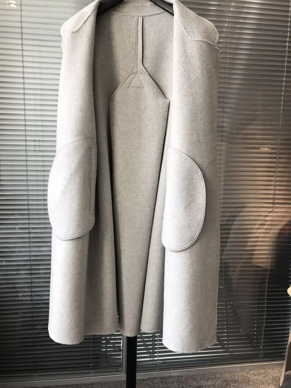 Двусторонний пальто Для женщин осенние и зимние новые двусторонний Пальто двубортное шерстяное пальто