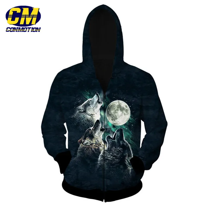 howling wolf hoodie