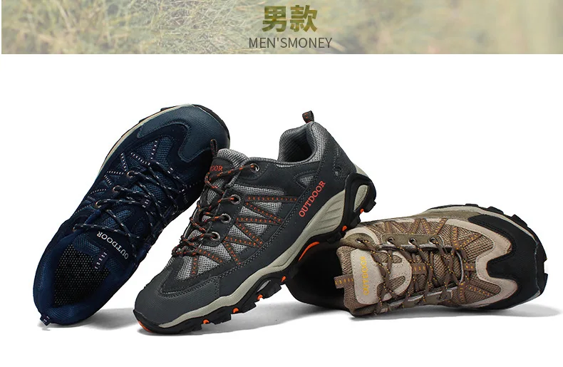 35-46 пара уличных треккинговых ботинок Мужская дышащая износостойкая походная обувь лесная походная прогулочная обувь zapatos senderismo
