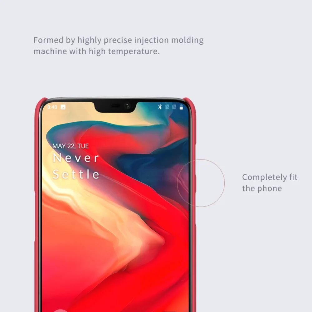 Чехол для OnePlus 6 Nillkin матовый защитный жесткий чехол-накладка для OnePlus 6 One Plus 6 Oneplus6
