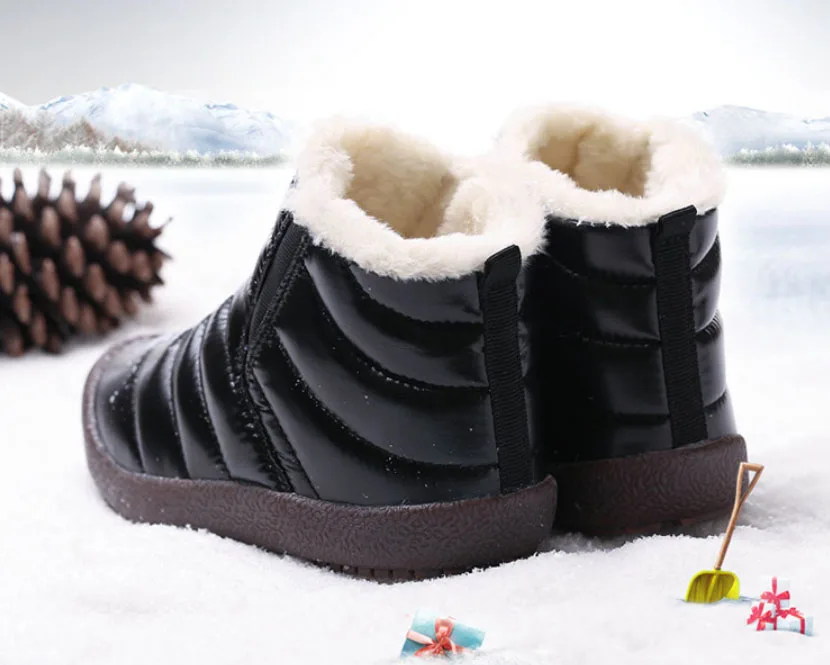 Waterproof children's snow boots-26