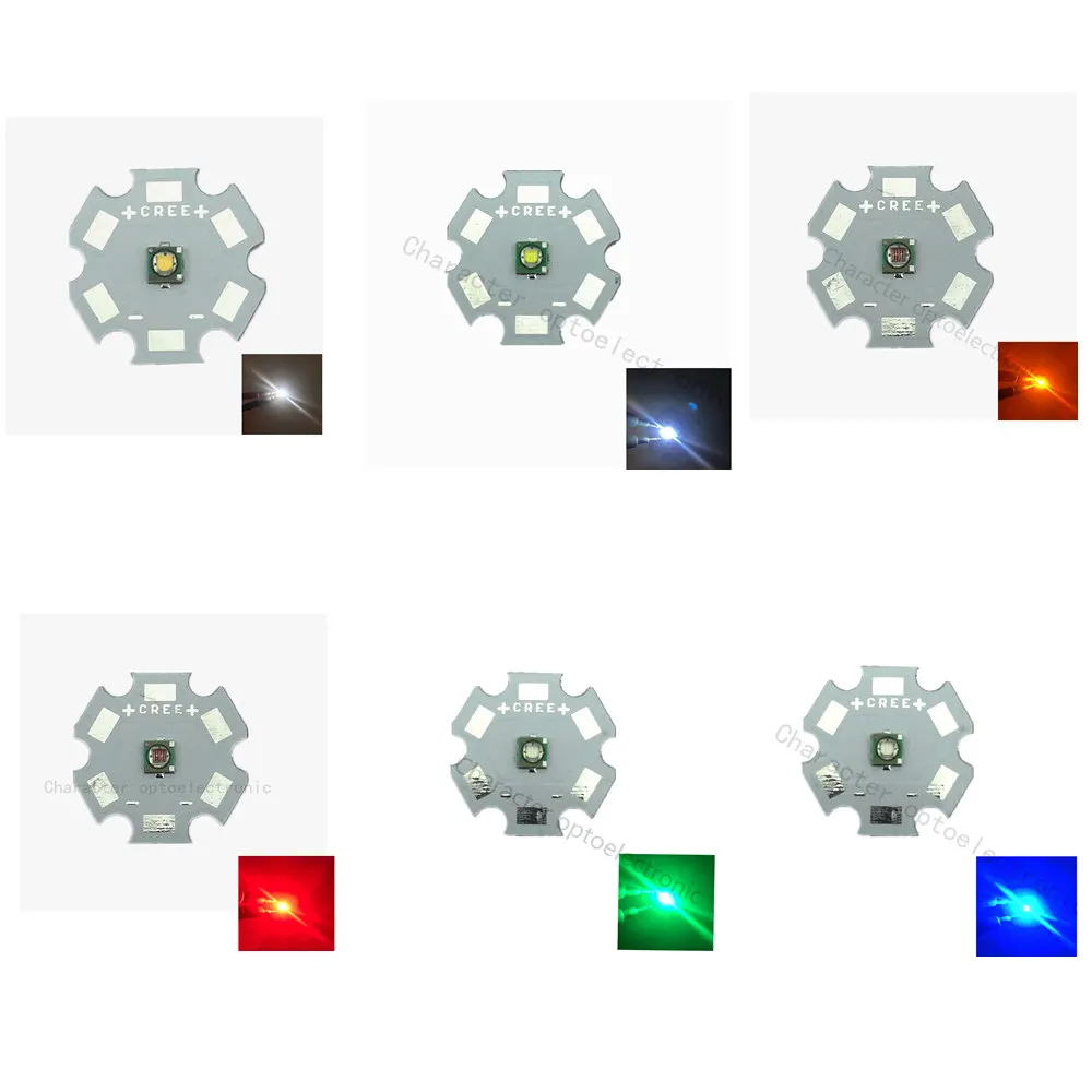 5 шт. x 3 Вт Cree XP E Высокая мощность LED нейтральный белый холодный теплый красный