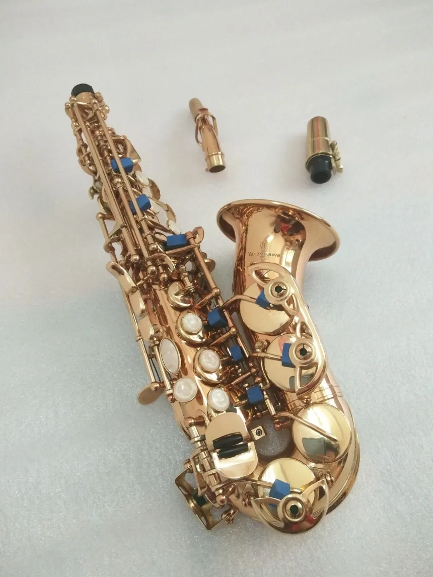 

Soprano saxophone Japan Yanagisawa SC-9937 Bb flat musical instruments Lacquer gold children and adult professional performanc