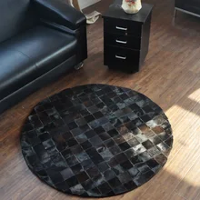 Модный художественный ковер Натуральная Воловья кожа ковры ручной работы