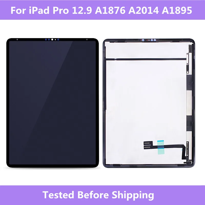 ЖК полный экран черный ЖК-дисплей+ сенсорный экран в сборе для iPad Pro 12," 3rd Gen A1876 A2014 A1895 планшет полный экран