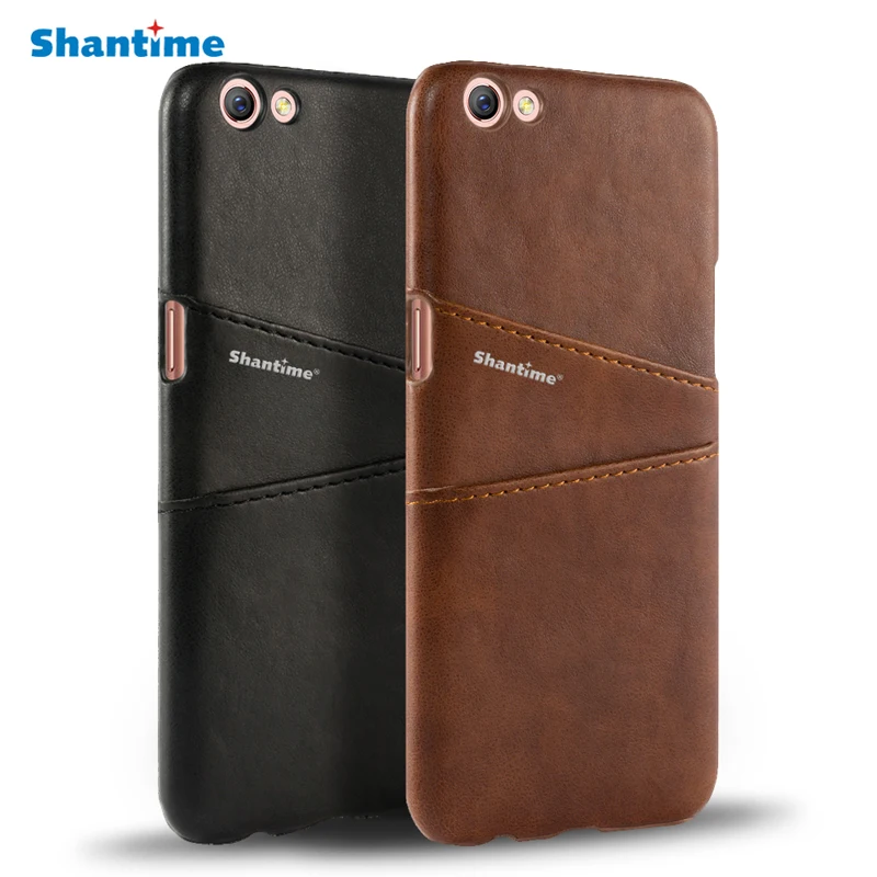 

Pu Leather Back Cover For OPPO R9S R9S Plus Wallet Case For OPPO A59 A57 A39 R11 R11 Plus Business Card Slots Phone Bag Case