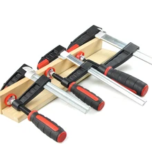 Abrazadera F de alta resistencia para carpintería, abrazadera de fijación de Metal, herramientas de mano de alta resistencia para carpintería