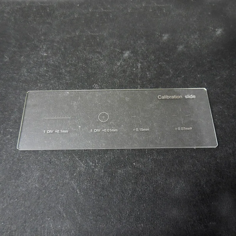 0,01 мм калибровка предметное стекло микроскопа ступенчатая калибровка микрометра с 4 весами