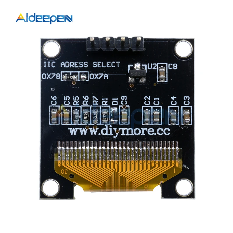 0,96 дюймовый IIC igc серийный OLED дисплей модуль 128X64 igc SSD1306 ультра низкая мощность плата с ЖК-экраном GND VCC SCL SDA для Arduino DIY