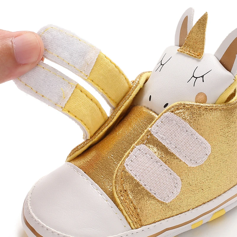 Emmababy с заячьими ушками; одежда для малышей для мальчиков и для девочек на мягкой подошве детские пинетки для малышей Спортивная обувь анти-скольжения Высокое качество туфли для новорожденных