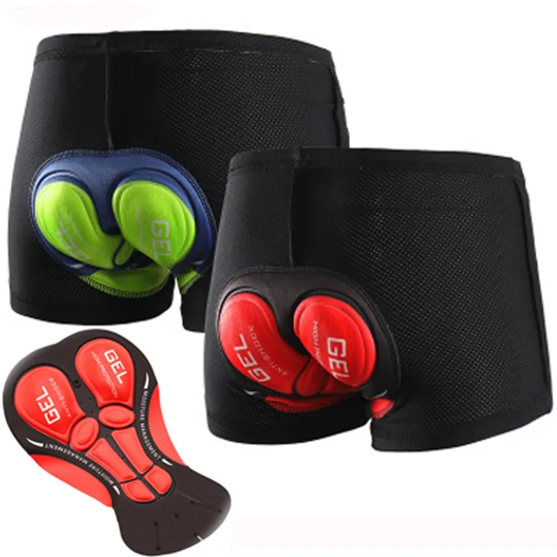 

ARSUXEO Men Cycling Shorts with Soft Pad Women Bicycle Cycling Comfortable Underwear Gel Padded MTB Bike Short Pants shorts
