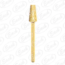 1 шт. брюки баррель бит серебро или золото дизайн ногтей Salon электрический ногтей карбид-арта