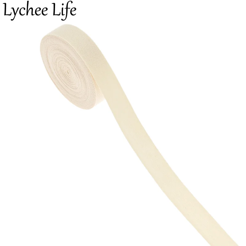 Lychee Life пустая хлопковая лента DIY швейная этикетка для одежды сырье Ткань DIY Заводская домашняя Новинка - Цвет: 1cm