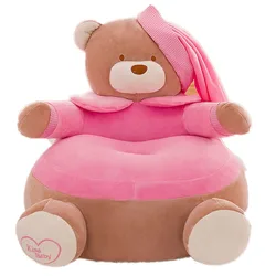 baby seat skin Children infant Seat Sofa Chair Toddler Seat Washable Kids Cartoon Bear kids Velvet Only Cover No Filling baby seat skin Children infant Seat Sofa Chair Toddler Seat Washable Kids Cartoon Bear kids Velvet Only Cover No Filling
