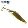 FISH KING Spinner Bait 1PC 8 Color Fishing Hook 18g-28g Fake Fishing hook Bass Hard Baits Spoon Lures With Treble Hook Tackle ► Photo 3/6