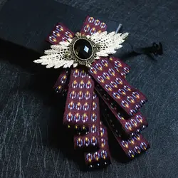 Я-Remiel британский стиль Винтаж цветочные ленты бабочка галстук-бабочка для Бизнес Свадебные Жених best человек рубашка Костюмы и аксессуары
