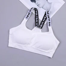 Топ для йоги спортивный пуш-ап бюстгальтер с перекрестной спинкой Беговая Женская Спортивная кофта спортивный Топ Женский Для Фитнеса Йоги Топы женские фитнес рубашка Топ