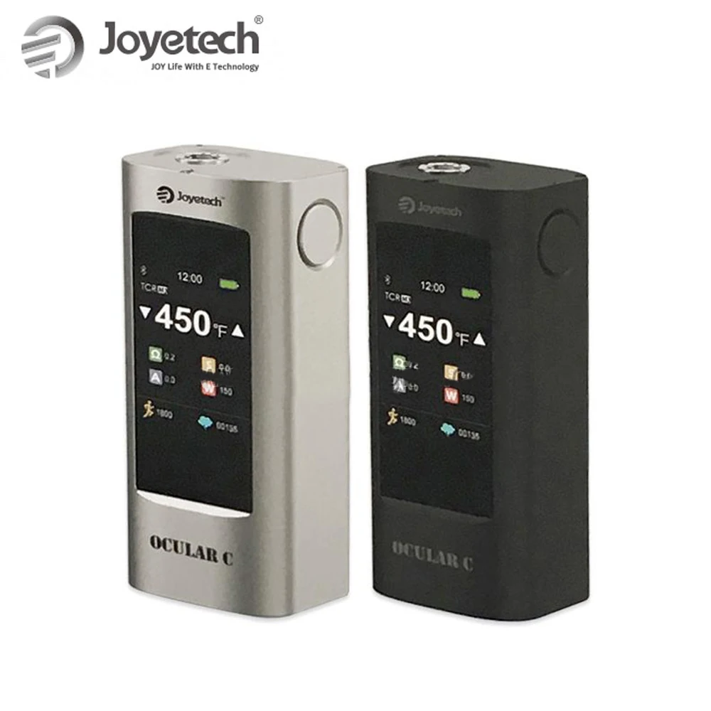 

Original Joyetech Ocular C TC Box Mod 150W Touchscreen 2G Memory VW/VT(Ni, Ti, SS316)/TCR Mode Electronic Cigarette