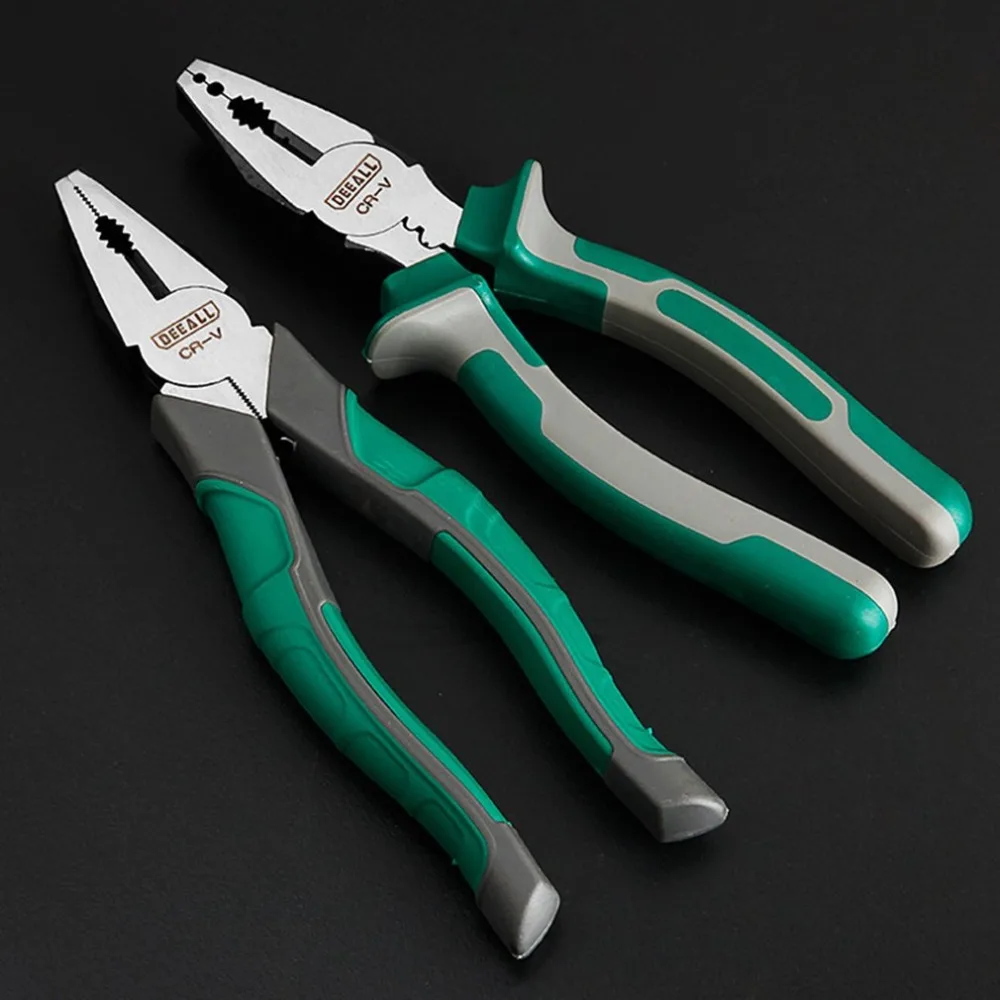 8 inch Electrical Plier High Carbon Steel Flat Nose Plier Cable Wire