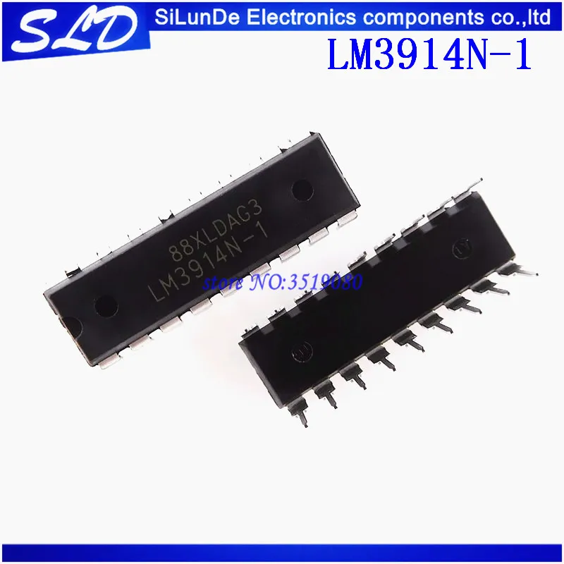 10 шт./лот LM3914N-1 DIP18 LM3914-1 DIP LM3914N Новый и оригинальный | Электроника