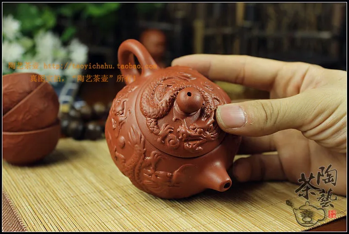 5pcs Kung Fu Tea Set [1 Teapot + 4 Cups Set] 150ml Travel Chinese Porcelain Sets Ceramic Yixing Purple Clay Tea Service
