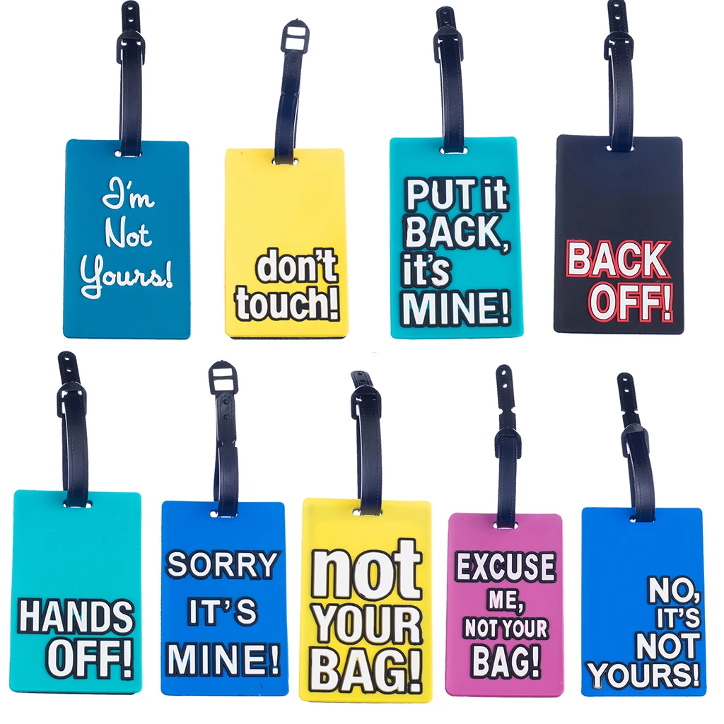 Novelty Luggage Suitcase Label ID Tag I'M NOT YOURS Best Travel Holiday