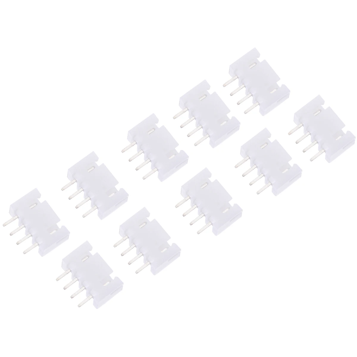 10 Set New 4 Pin Mini Micro Connector JST XH 2.54mm 24AWG Connector Plug With Wires 150mm 24AWG 1007