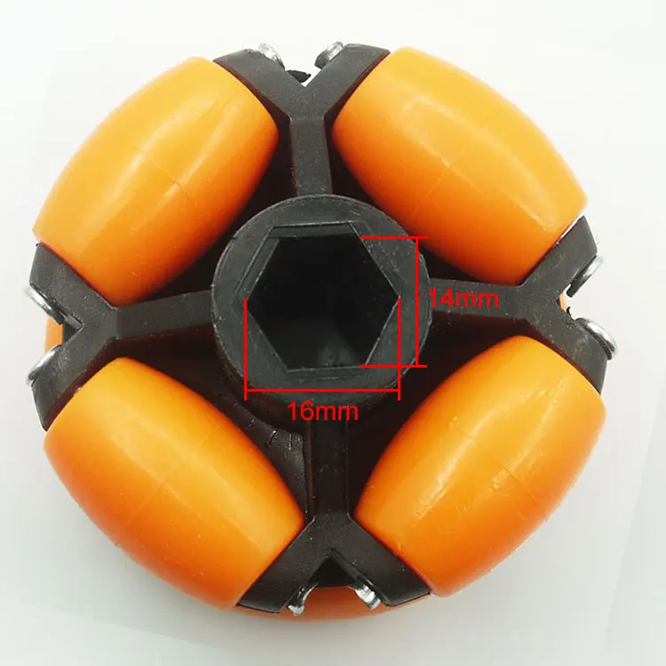 

2pcs 70mm ABS Plastic chassis Omni wheel for Conveyor DIY small Class Student Robot Kit servo motor