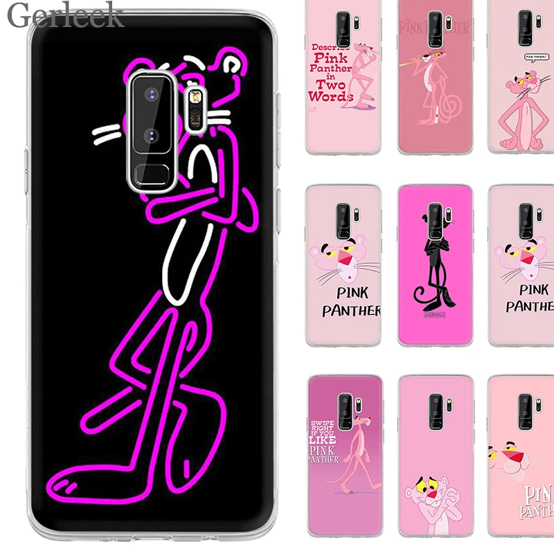 

Gerleek Cell Phone Case Pink Panther For Samsung Galaxy J1 J2 J3 J5 J6 J7 Prime Hard Cover Bag