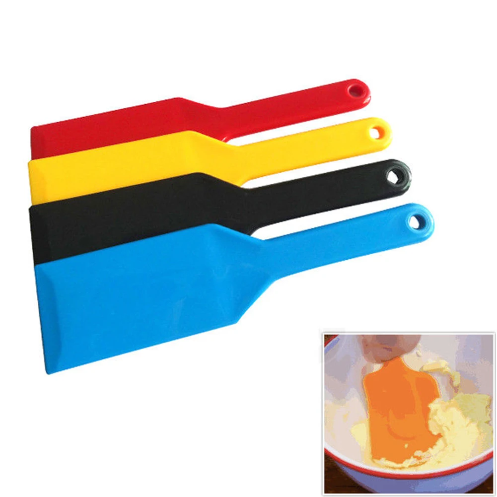 

4Pcs Shovel Non Stick Durable Screen Printing Ink Spatulas Scraper Set Tools Safe Round Corner Oil Paint Kitchen Lightweight DIY