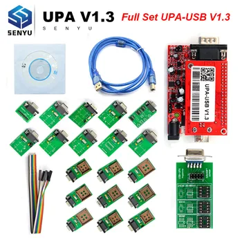 

New UPA USB V2014 Programmer with Full Adaptors V1.3 Popular EEPROM Universal Chip Programmer auto ECU Tool OBD2 Diagnostic-tool