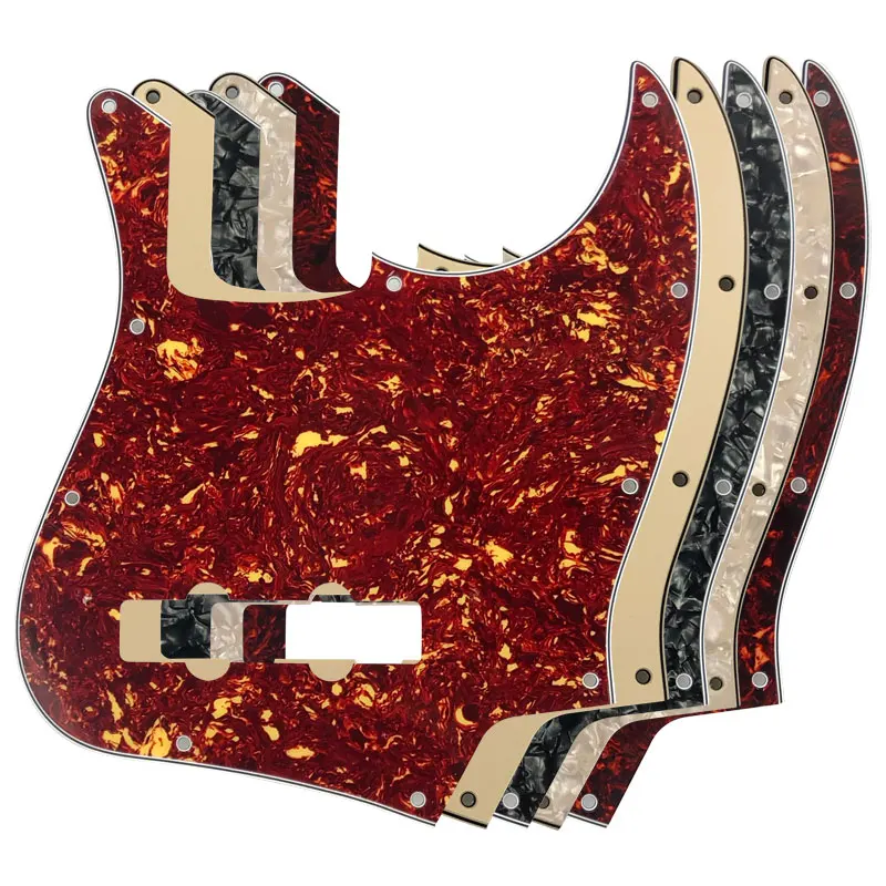 Pleroo гитара деталей pickguards Стандартный 10 отверстий 4 строки костюм для fender Jazz Bass Стиль JB накладку к царапинам плиты